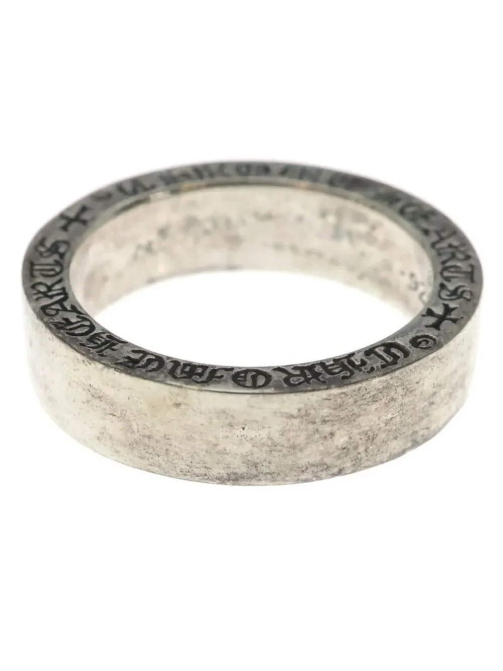 Chrome Hearts Spacer Pln Ring Plain Silver